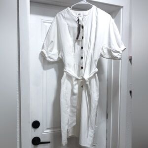 NWT Anthropologie dRA Los Angeles White Cotton Boho Dress Size XS Paloma Dress